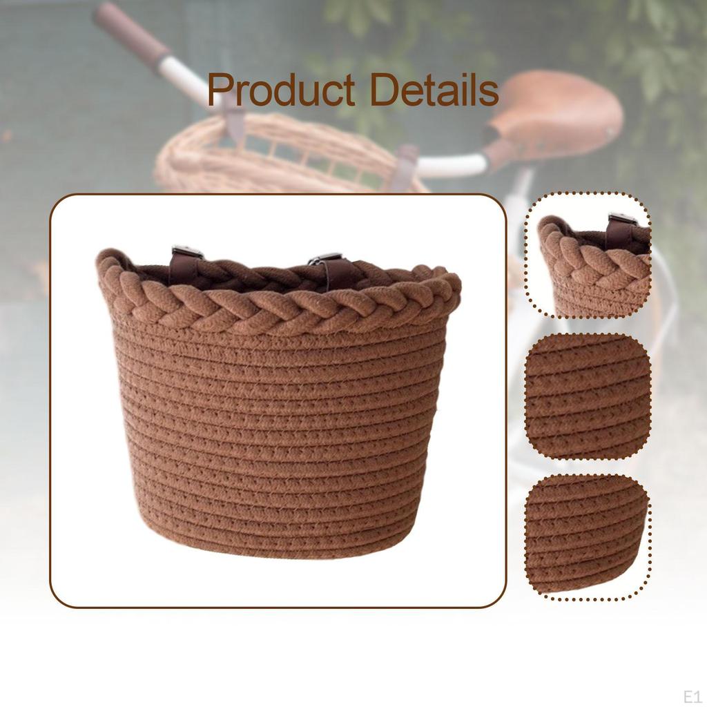 Kids Bike Basket Bicycle Multifunction Portable Accessories,Decor,Cargo Rack Bag,Carrier