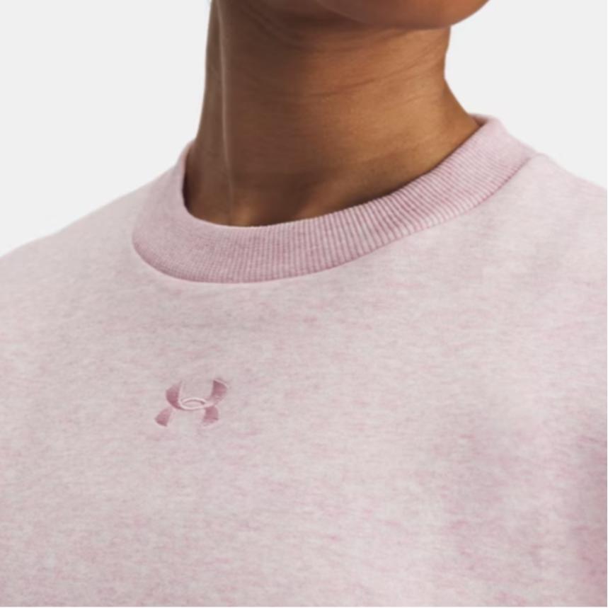 Under Armour Rival Fleece Stylish Minimalist Trendy Sweatshirt Women Sweatshirt 1386463-649