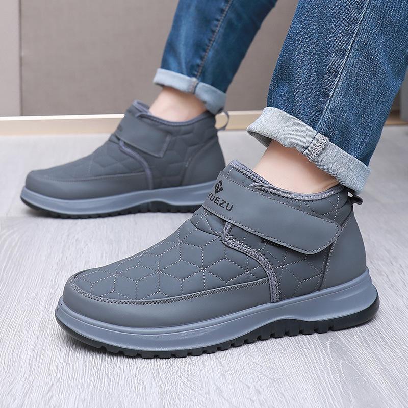 Daifa winter new shoes versatile sports men's shoes Velcro boots velvet thickened snow boots