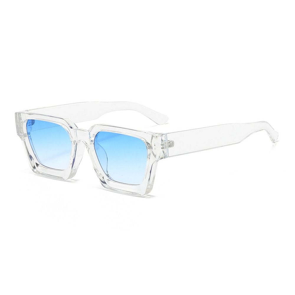 Multicolor Large Square Frame Sun Glasses Wide Legs Men UV400 Eyewear  Unisex