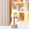 Boiled Plush Egg Doll Cartoon Keychain Bag Decoration Pendant Gift Toy Cute