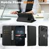 SUTENI J07 For iPhone 17 Pro Max Case Compatible with MagSafe Litchi Texture Leather Wallet Phone Cover
