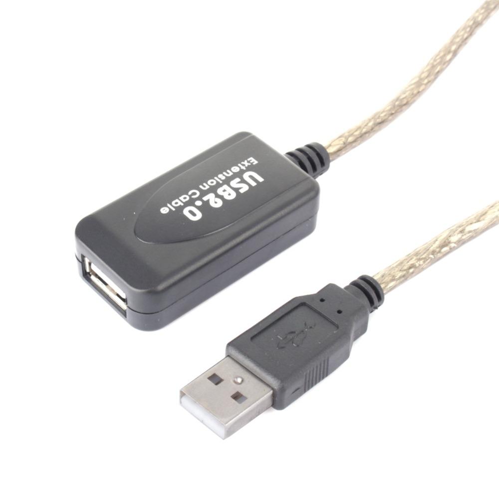 480 Mbps Speed USB 2.0 Extension Cable Plug and Play Network Card Data Cable Signal Boosting