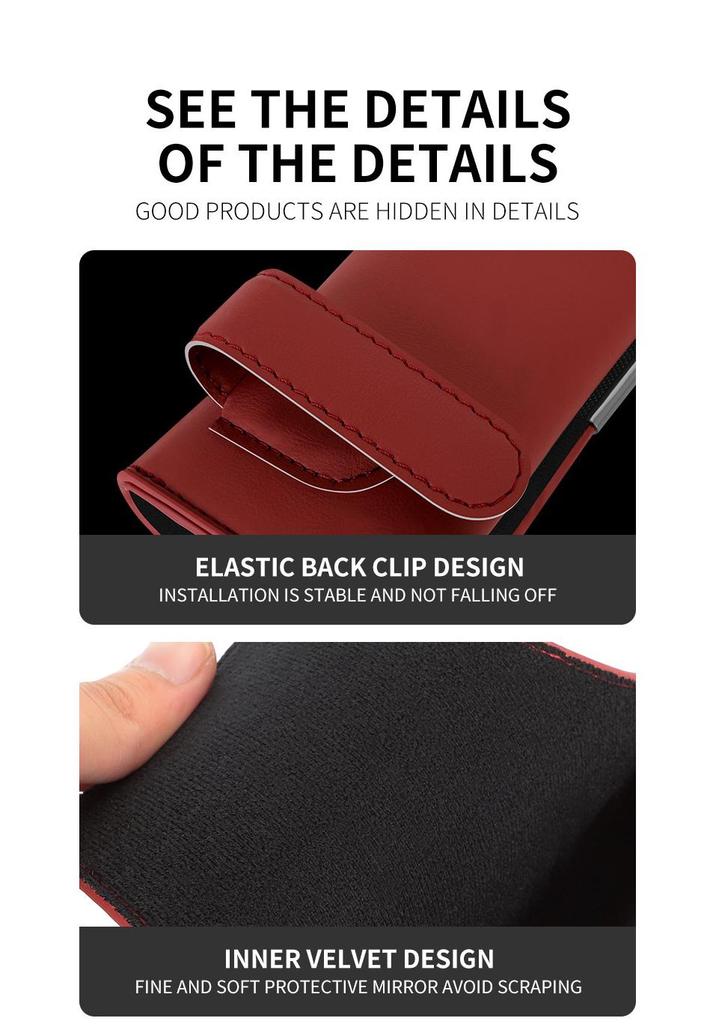 Car Sun Visor Sunglasses Holder – Interior Storage Accessory Clip