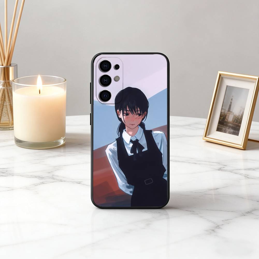 

C-Chainsaw M-Mitaka A-Asa Man Phone Case For Samsung S25,S24,S21,S22,S23,S30,Ultra,S20,Plus,Fe,Soft Silicone Black Cover Samsung S26Plus