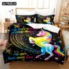 3D Cartoon Horse Duvet Cover Set With Pillowcase Twin Full Queen King Size Bedding Sets