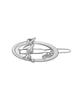 Sentiments No.485 [Silver] Stud Stm Hair Pin