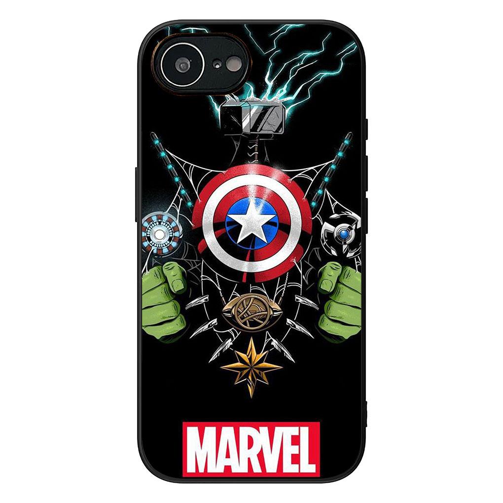 Soft Phone Cover for Xiaomi Redmi 15 9A 9C NFC 7A 9T Note 9 8 7 8T 15c A5 Case Superheroes Marvels Iron Man Avengers Casing