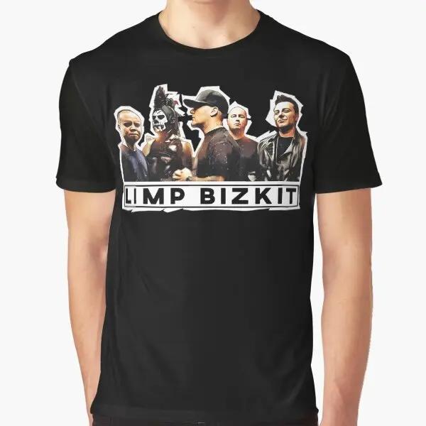 Hot Selling Limp Bizkit T Shirt Music Band Printing Summer Luxury Brand Pure Cotton Men's and Women's T-shirts Short Sleeves