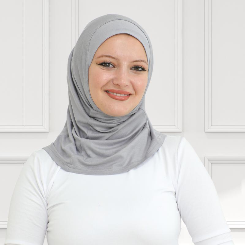 Sportovní instantní hidžáb pro ženy, muslimský bavlněný turban, měkká pokrývka hlavy, hidžáby připravené k nošení, modlitební oděv, islámské oblečení