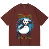 230 g/m² 100 % Baumwolle Jujutsu Kaisen V62 Panda-Print Unisex Schweres Baumwoll-T-Shirt