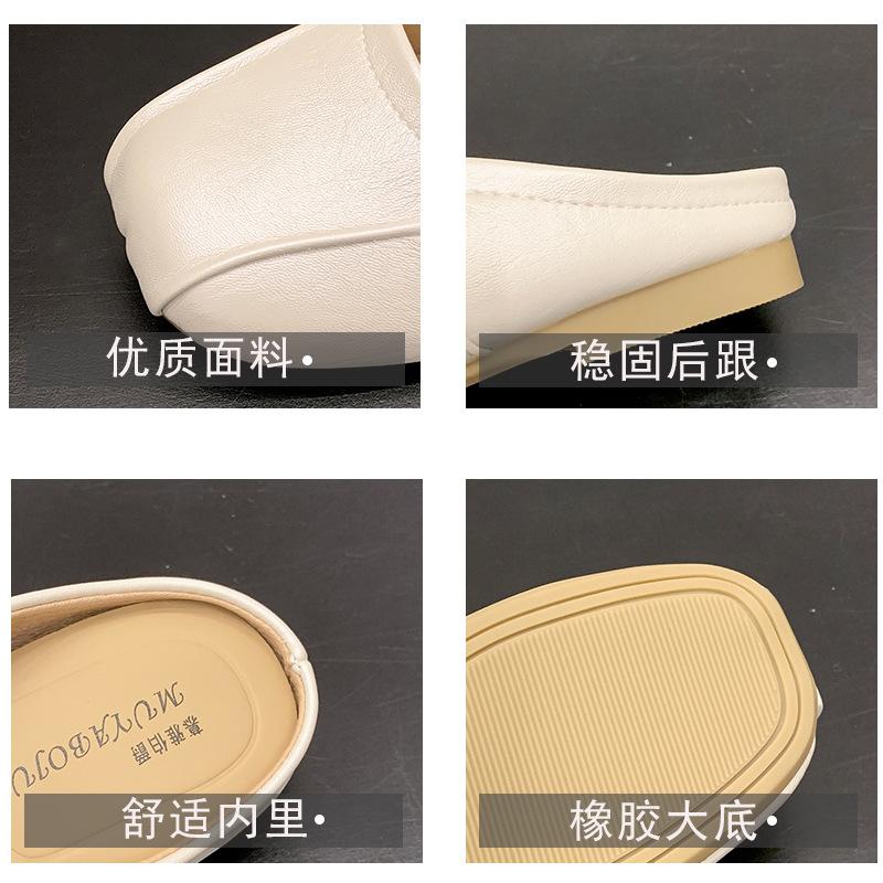 Huge good-looking flat silver single shoes, women's comfortable new summer skirt Mary Jane shoes, ballet evening shoes