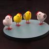 Toy Chick Cute Handmade Chicken Easter Desktop Decor Festive Photo Props for Home Desk Table Shelf Decor Ornaments