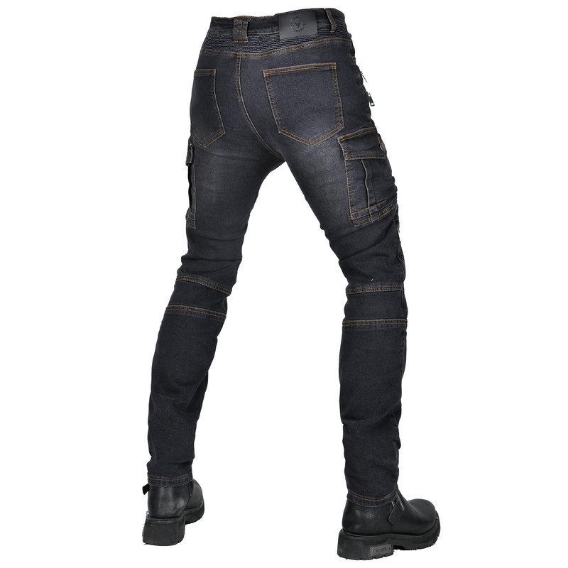 New product JES-24 motorcycle jeans men's locomotive retro casual adjustable knee pads anti-drop cycling pants