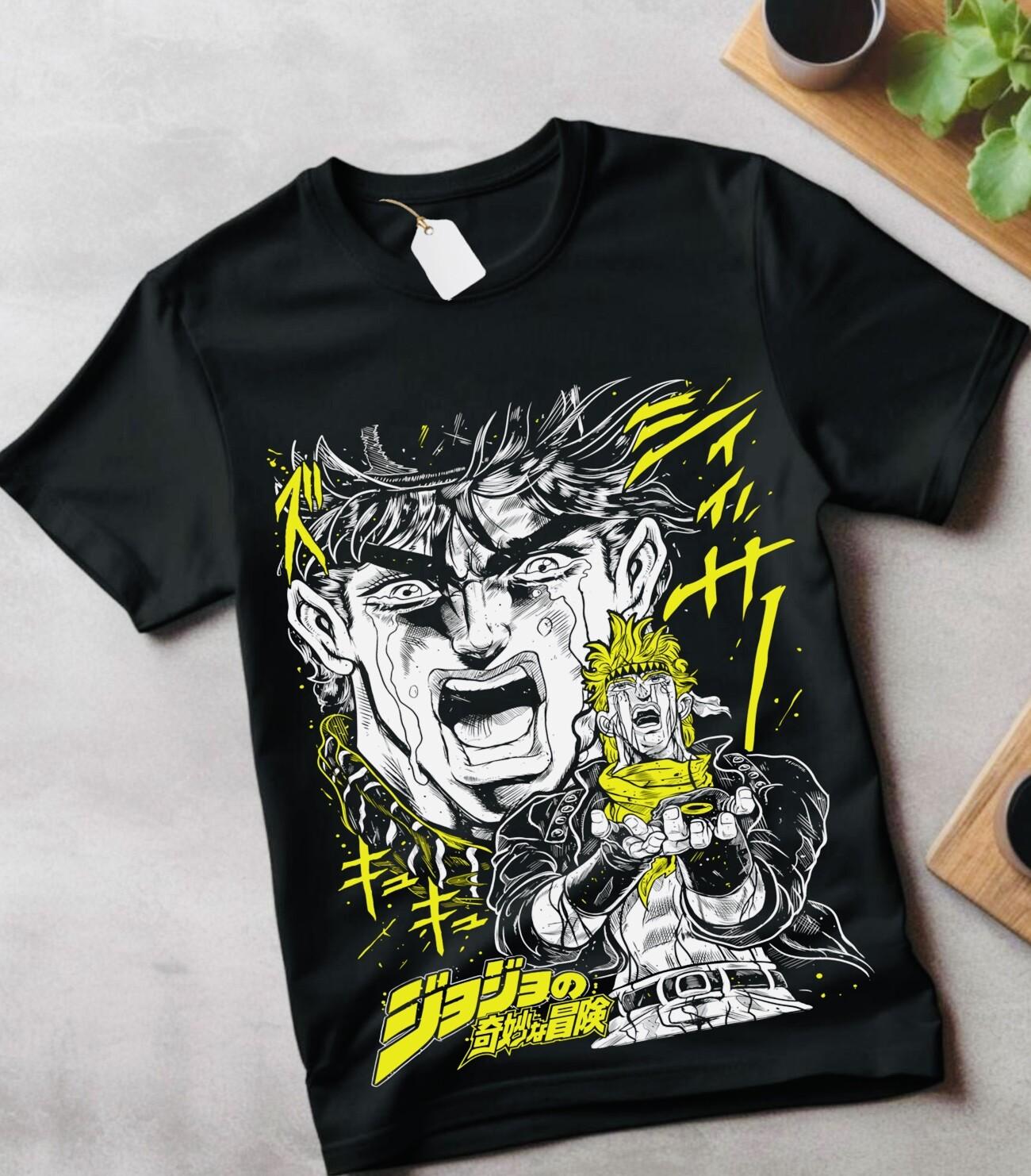 

Футболка JoJo s Bizarre Мужская Женская Футболки Топ Приключение JoJo Аниме Манга Джолин Джотаро Унисекс Футболка XL