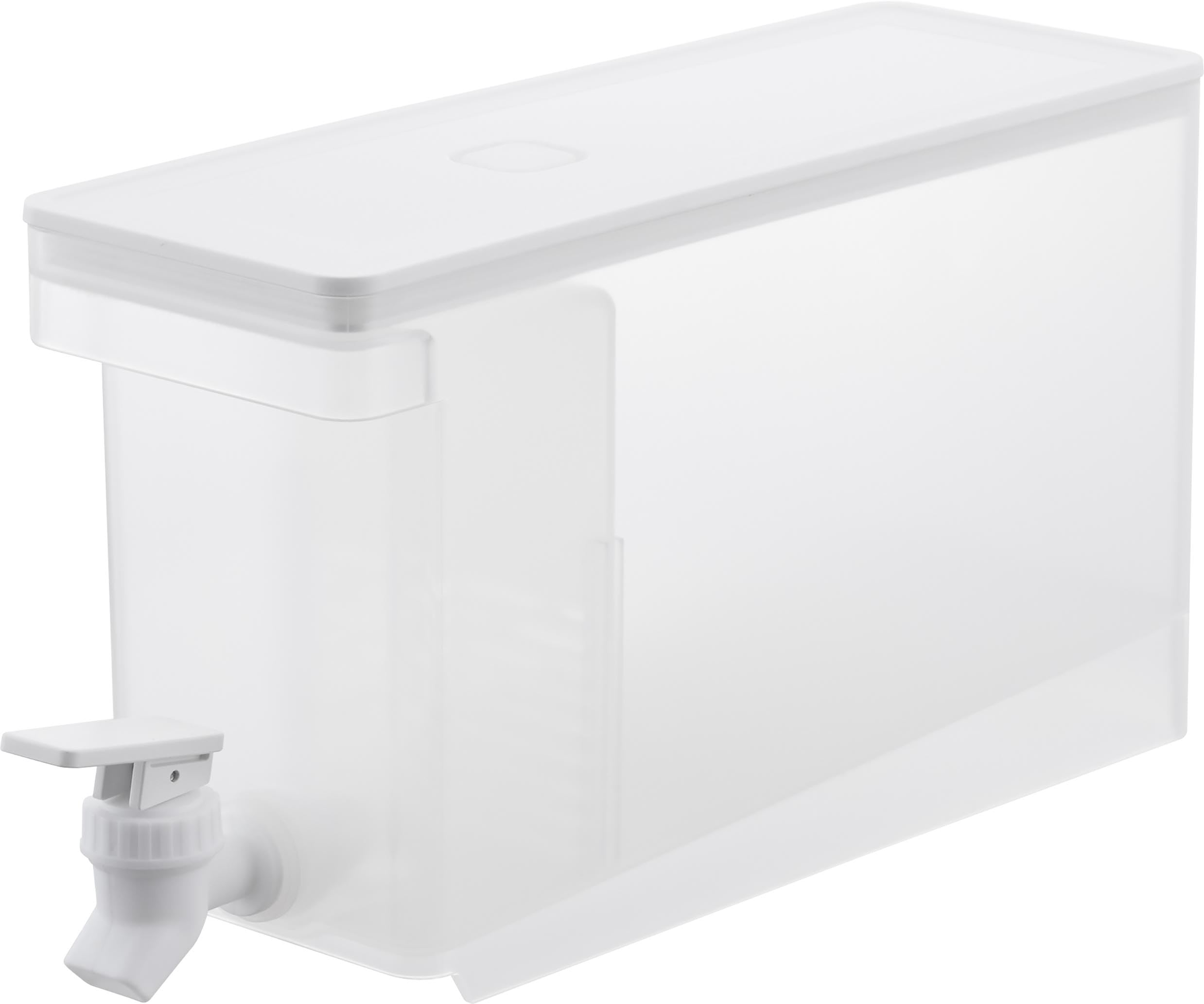 

Yamazaki Диспенсер для напитков для холодильника Белый Ш10 x x В17см кран и Tower Безопасно для посудомоечной машины Бутылка для воды Чайник для ячменного чая 1582 2,8 л Г31,5 (включая клапан) белый