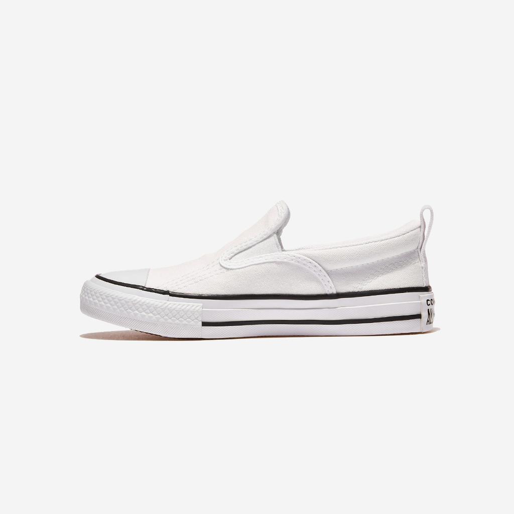 [Converse] Kids Malden Street Slip-On [A18840C-WHITE/BLACK]
