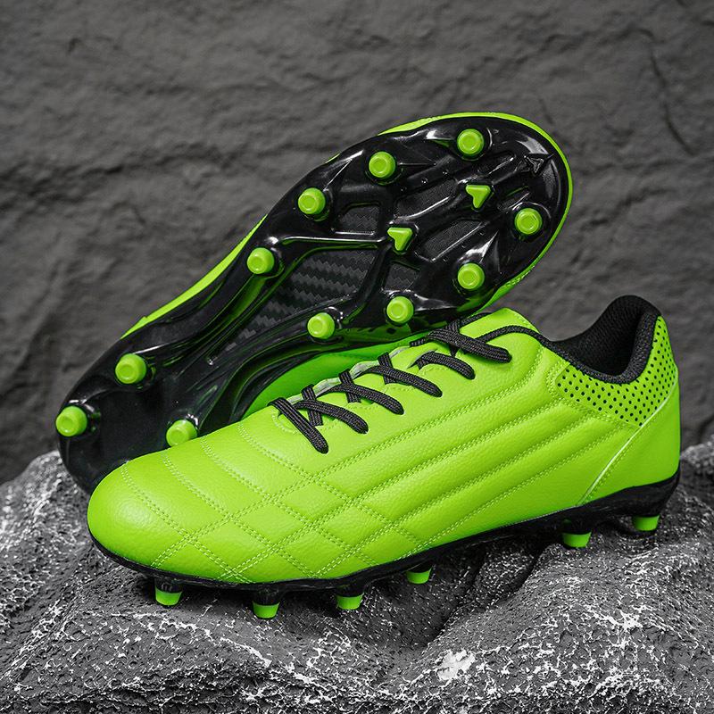 Children's Cross-Country Football Boots with Long and Moulded Studs, Low-Top Youth Training Shoes (Sizes 30-45)