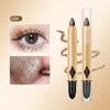 Highlighter Eyeshadow Pencil Shimmer Contouring Brightening Double-headed Eyeshadow Stick Lazy Eyeshadow Makeup