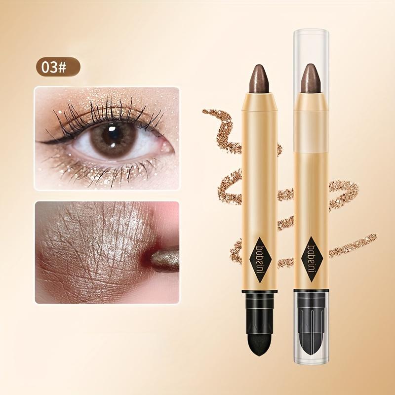 Highlighter Eyeshadow Pencil Shimmer Contouring Brightening Double-headed Eyeshadow Stick Lazy Eyeshadow Makeup