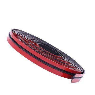 Long Lasting Elastic Car Door Seal 6M T Shape Weatherproof Sound Deadening Strips Multiple Vehicle Use Water Resistant