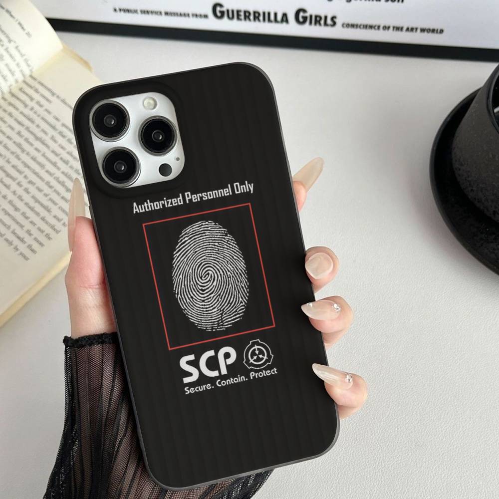 SCP Foundation Game Sci Fi Phone Case For IPhone 17 16 15 14 Plus 11 12 13 Pro Max Shockproof Protection Soft Back Cover