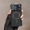 The New Second Change 17 Is Suitable for Apple 16promax Diamond Pattern Magnetic Mobile Phone Case iPhone14 Four Corners Anti-drop.
