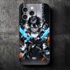S-Schwert O-Online SAO Kirito Weiche Handyhülle für iPhone 16 16E 17 Air 15 Pro Max 14 Plus 13 Mini 11 12 7 Schwarze Rückseitenschale