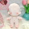 Embroidery Blank Cotton Stuffed Toy Stuffed DIY Idoll Doll  Girl Gift