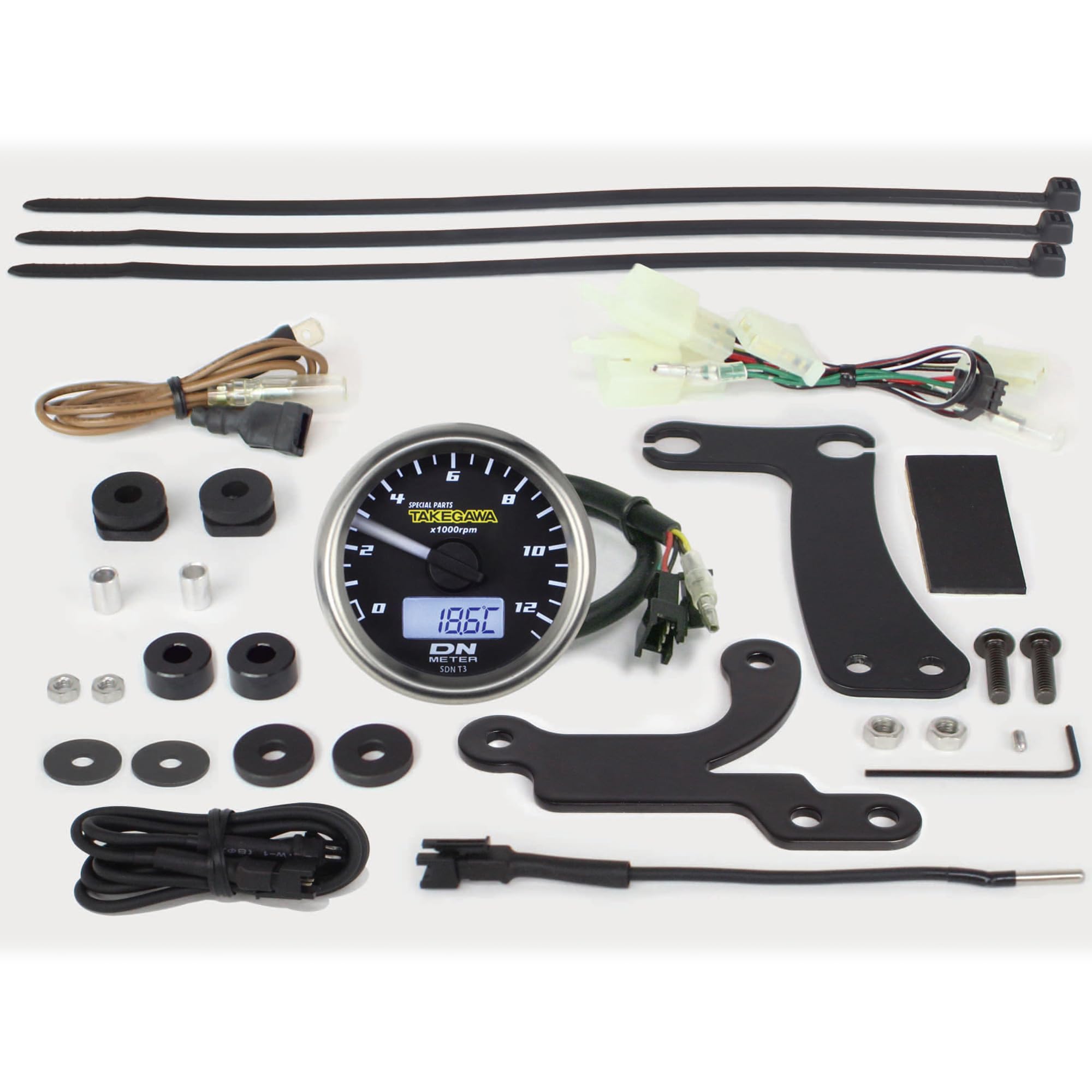 Special Parts Takegawa Small DN Tachometer Kit 12500RPM for Dax 125 (TAKEGAWA) 48 (JB04/JB06)