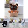 Adorable Plush Cat Keychain Cute Furry Kitten Stuffed Animal Doll Soft Toy
