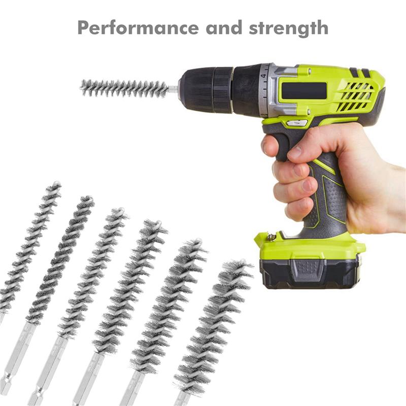 18 Pcs Wire Brushes For Drill,Stainless Steel Small Wire Brush In Different Sizes,For Cleaning,Cleaning Wire Brush Set-B61B