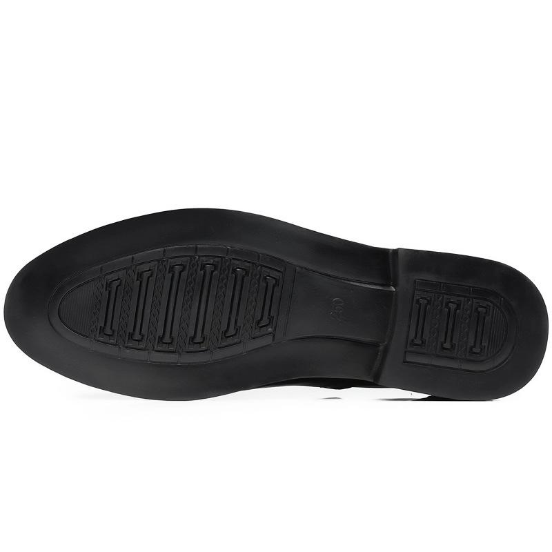 Herren Casual Leder Spitzschuhe Mode Business Oxford Schuhe Hochzeit Schnürschuhe Kleid Bullock Schuhe