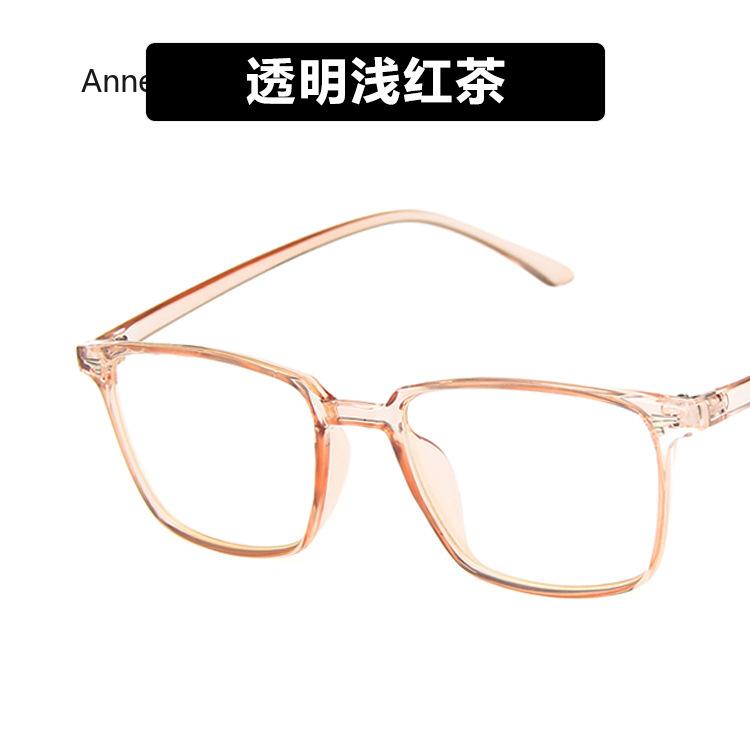 New Korean Style Glasses Frame Men Women Fashion Square Shape Man Woman Eyeglasses Decorative Glasses Blue Light Glasses
