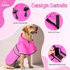 Weesiber Dog Raincoat - Reflective Dog Rain Jacket - Waterproof Dog Rain Coat - Adjustable Dog Poncho - Lightweight Dog Slicker for Dog Walking