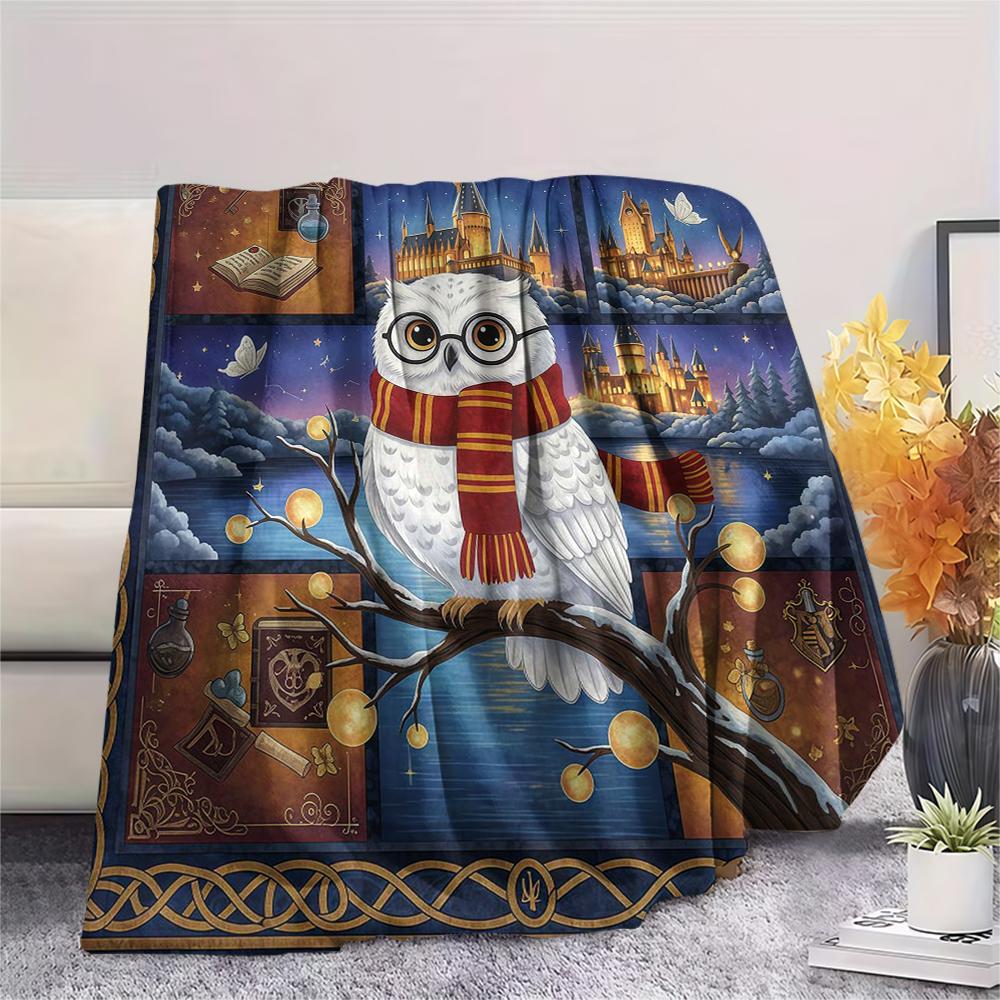 1 Pezzo Coperta in Flanella con Stampa Cartone Animato, Alta Qualità Confortevole per Tutte le Stagioni, Decorazione per la Casa, Calore e Comfort, Perfetta per Regalo di Natale Compleanno