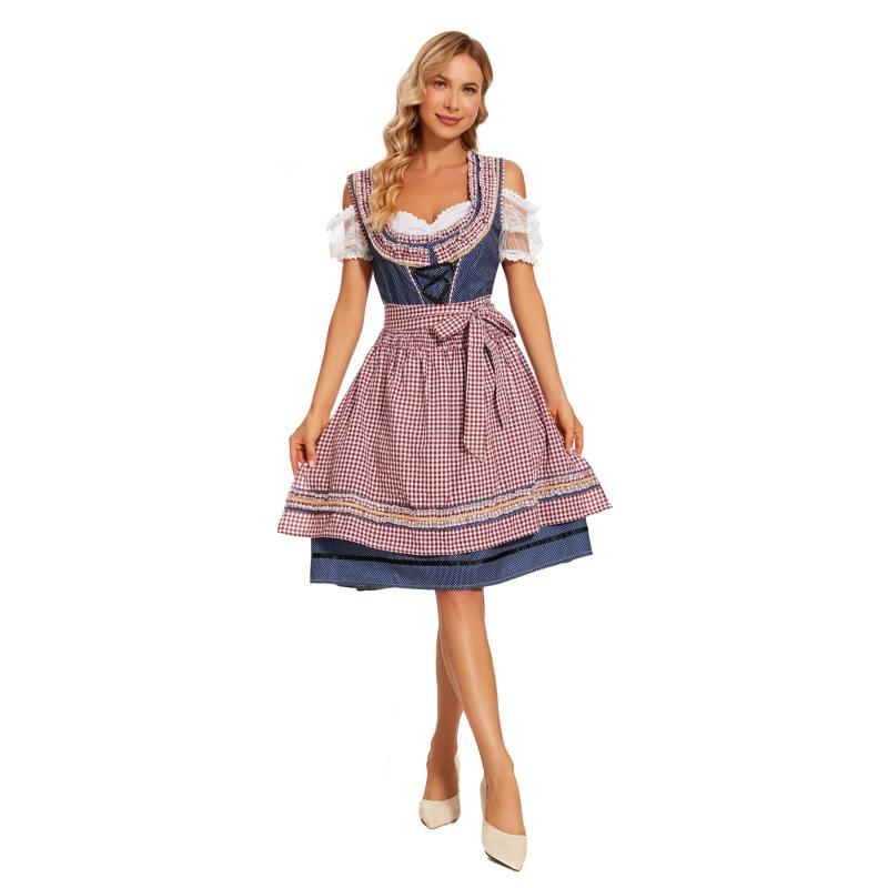 Halloween Oktoberfest Bavarian traditional costume beer costume adult women's dress