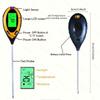 4-In-1 Soil Moisture Meter Digital pH Meter/Soil Moisture/Plant Temperature/Light Intensity Suitable for Soil Testing In Gardens