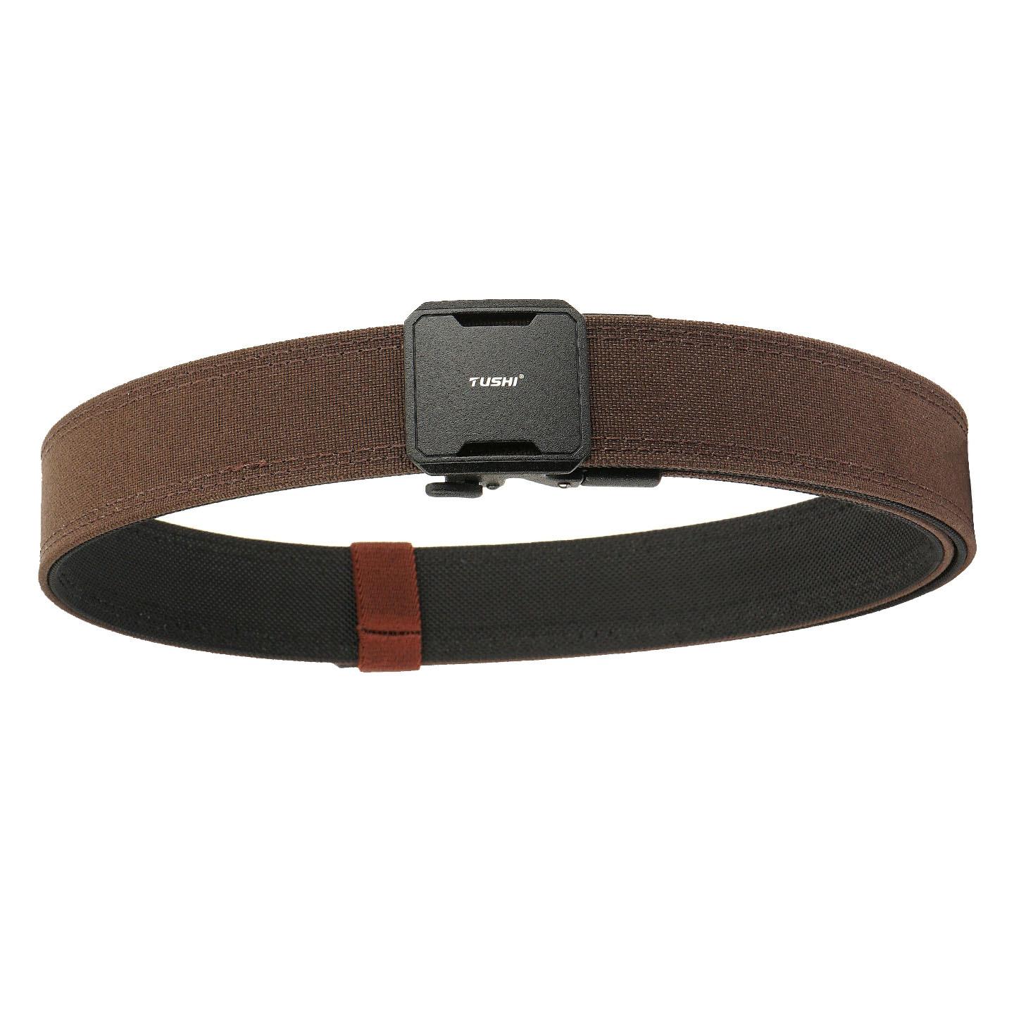 

Men s Canvas Belt Outdoor Shooting Training Automatic Buckle Casual Style Denim Work 120cm