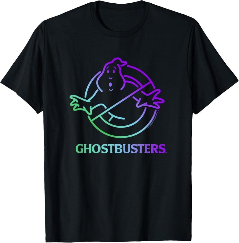 Ghostbusters Cool Ombre No Ghost Logo T‑Shirt L