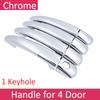 for Peugeot 5008 2008~2016 Chrome Door Handle Cover Car Accessories Stickers Trim Set 2009 2010 2011 2012 2013 2014 2015