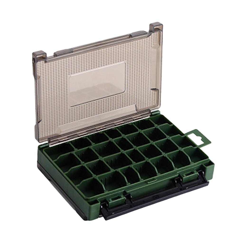 Fishing Lure Organizer Double Sided Fishing Tackle Box Plastic Lures Sponge Storage Box Hook Organizer Fishing Equipment