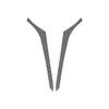 For Lexus RX 330/350 2004-2009 Accessories Real Soft Carbon Fiber Car Gear Panel Side Decorative Strip Sticker Cover Trim