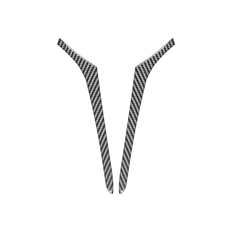 For Lexus RX 330/350 2004-2009 Accessories Real Soft Carbon Fiber Car Gear Panel Side Decorative Strip Sticker Cover Trim