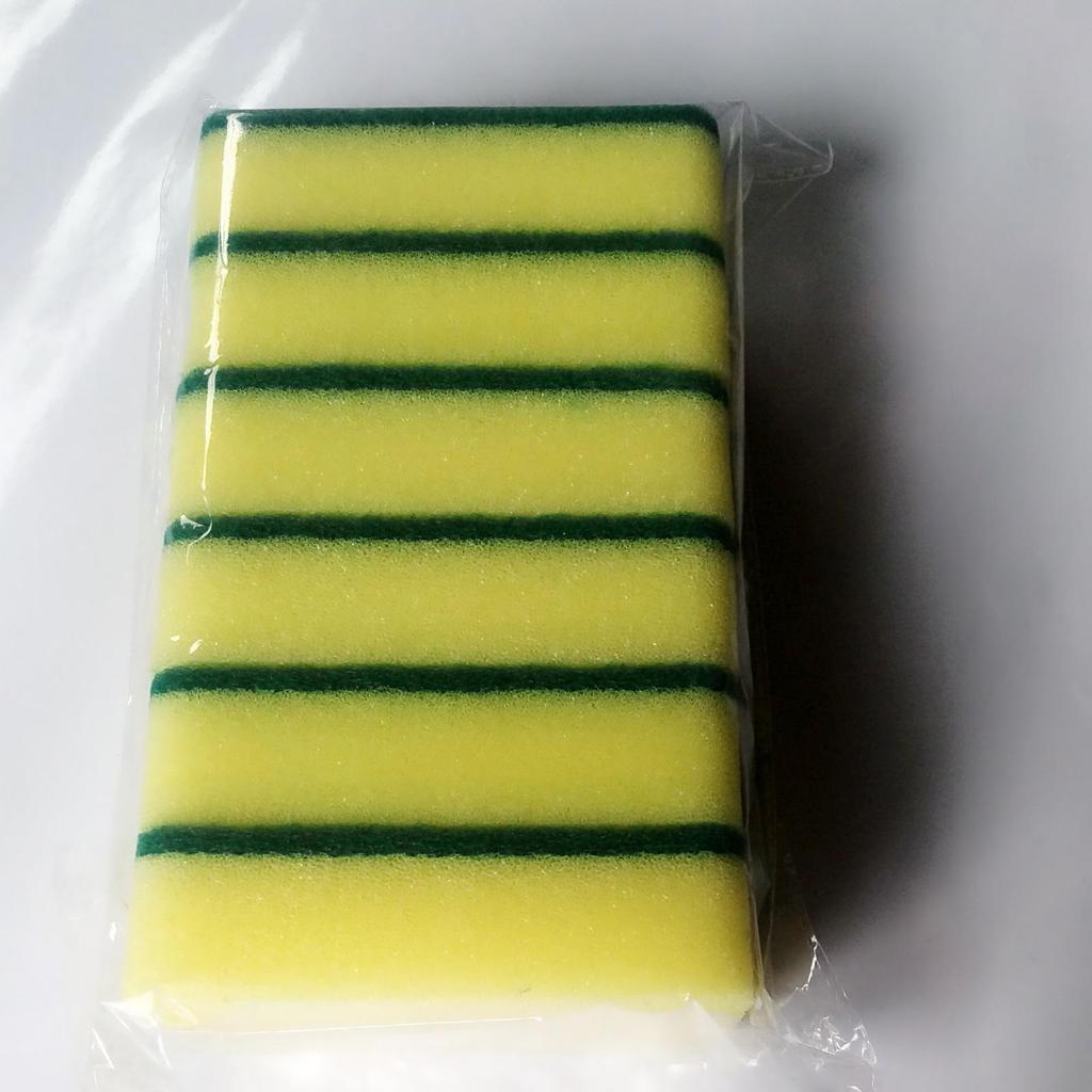 Household Kitchen Dishwashing Scrubber Sponge Block