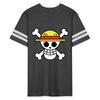 Skull Head Pirate Shirt Skulls Hat Vintage Viking Flag Anime T-Shirt