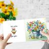 6PCS DIY Diamond Painting Greeting Card Set Diamond Art Handmade Cards for Birthdays Thanksgiving & Special Occasion