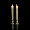 2pcs Plastic Candle Base Holder Pillar Candlestick Stand For Electronic Candles