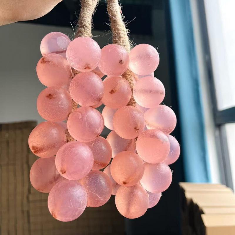 Crystal Grapes Handmade Soap String: Creative Bathroom Decoration & Unique Souvenir