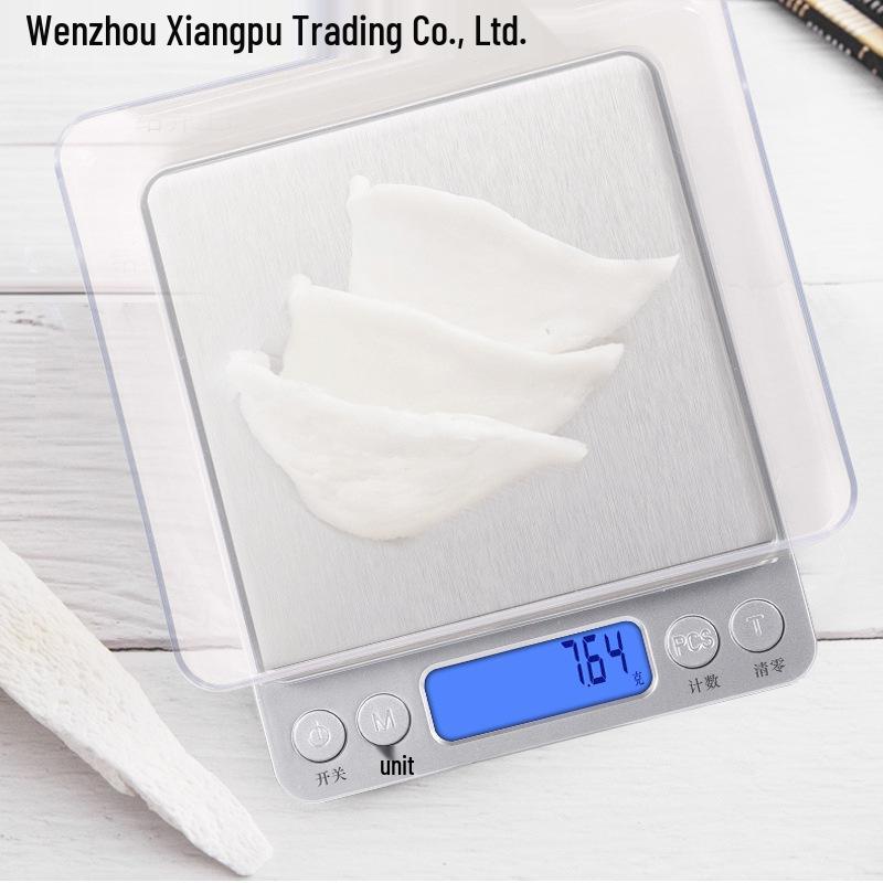 Portable High-Precision Kitchen Scale for Food, Baking, and Flour Weighing